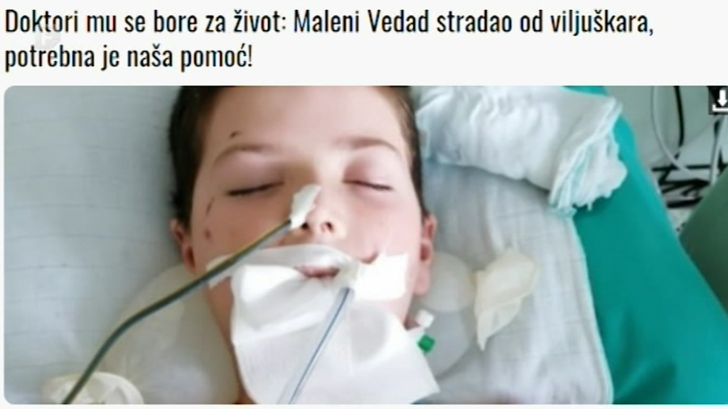 Apel za pomoć dječaku Vedadu Ahmetoviću